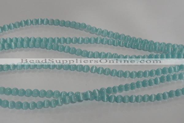 CCT1227 15 inches 4mm round cats eye beads wholesale