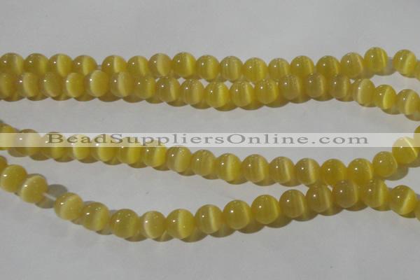 CCT1326 15 inches 6mm round cats eye beads wholesale