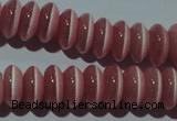 CCT261 15 inches 3*7mm rondelle cats eye beads wholesale