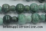 CDB10 15.5 inches 12*16mm calabash natural new dragon blood jasper beads
