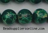 CDE2085 15.5 inches 20mm round dyed sea sediment jasper beads