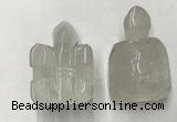 CDN450 38*55*28mm turtle white crystal decorations wholesale