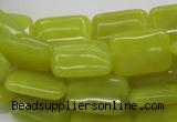 CEJ04 15.5 inches 13*18mm rectangle lemon jade beads wholesale