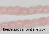 CFG58 15.5 inches 8*10mm carved pig-shaped rose quartz beads
