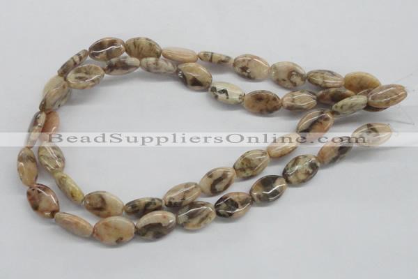 CFS09 15.5 inches 13*18mm oval natural feldspar gemstone beads
