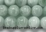 CGA901 15.5 inches 6mm round green angel skin gemstone beads