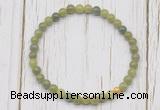 CGB7243 4mm tiny Canadian jade beaded meditation yoga bracelets