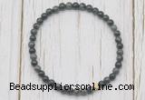 CGB7279 4mm tiny kambaba jasper beaded meditation yoga bracelets