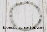 CGB7297 4mm tiny seaweed quartz beaded meditation yoga bracelets