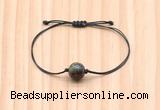 CGB9934 Fashion 12mm dragon blood jasper adjustable bracelet jewelry