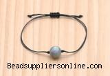 CGB9983 Fashion 12mm labradorite gemstone adjustable bracelet jewelry