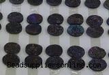 CGC186 13*18mm oval druzy quartz cabochons wholesale