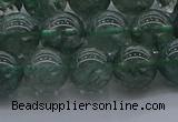 CGQ503 15.5 inches 10mm round imitation green phantom quartz beads
