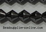 CHE212 15.5 inches 8*8mm bicone hematite beads wholesale