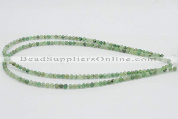 CKC100 16 inches 5mm round natural green kyanite beads wholesale