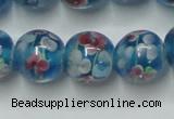 CLG752 15.5 inches 10mm round lampwork glass beads wholesale