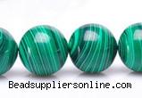 CMA21 15.5 inches 14mm round imitate malachite beads wholesale