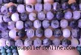 CME330 15.5 inches 9*11mm - 10*12mm pumpkin black rutilated quartz beads