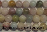 CMG03 15.5 inches 8mm round AB grade natural morganite beads