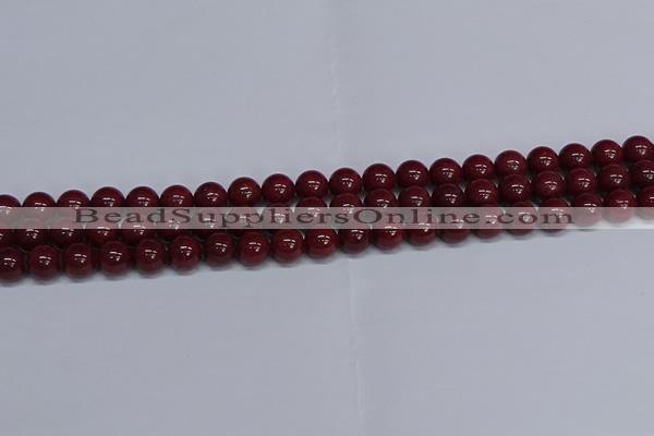 CMJ31 15.5 inches 8mm round Mashan jade beads wholesale