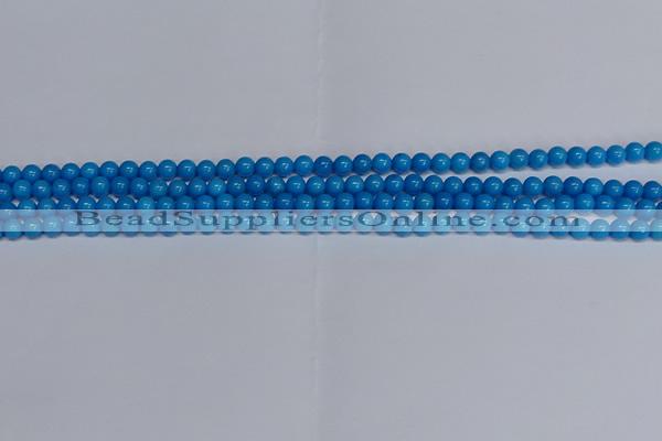 CMJ64 15.5 inches 4mm round Mashan jade beads wholesale
