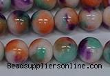 CMJ725 15.5 inches 10mm round rainbow jade beads wholesale