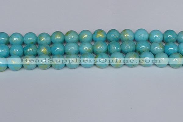 CMJ968 15.5 inches 10mm round Mashan jade beads wholesale