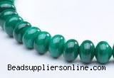 CMN16 A grade 4*6mm roundel natural malachite beads Wholesale