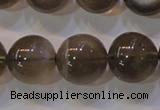 CMS854 15.5 inches 12mm round natural black moonstone beads