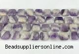 CNA1183 15.5 inches 14*14mm square amethyst beads wholesale