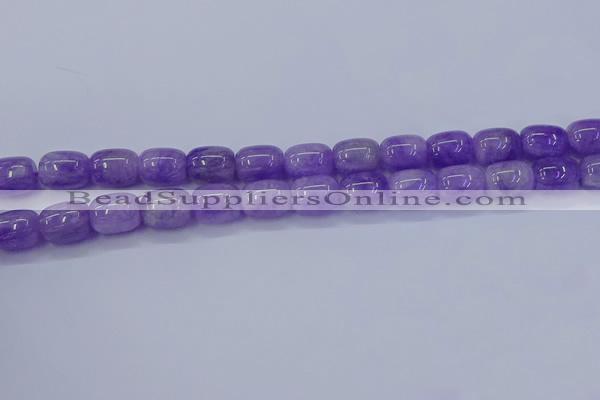 CNA716 15.5 inches 10*14mm drum lavender amethyst beads