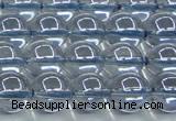CNC512 15.5 inches 12mm round dyed natural white crystal beads