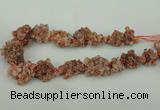 CNG1082 15.5 inches 20*25mm - 25*35mm nuggets red quartz beads