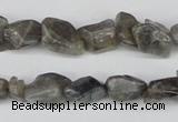 CNG12 15.5 inches 8*14mm nuggets labradorite gemstone beads