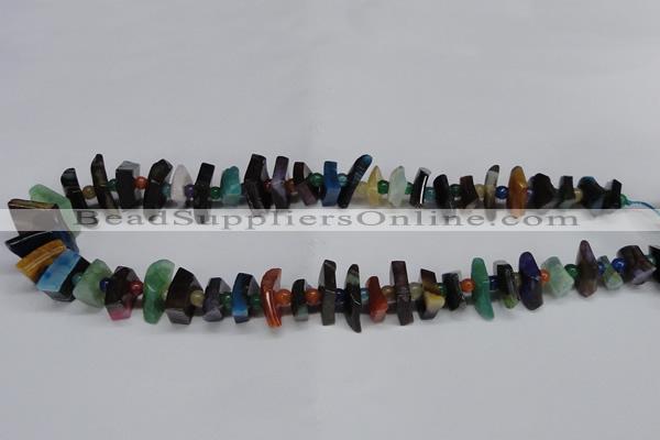 CNG1404 15.5 inches 10*15mm - 12*22mm nuggets agate gemstone beads