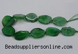 CNG2779 15.5 inches 30*35mm - 35*40mm freeform agate beads