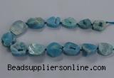 CNG2804 15.5 inches 25*30mm - 30*40mm freeform druzy agate beads