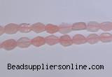 CNG6325 15.5 inches 14*18mm - 16*22mm freeform rose quartz beads