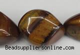 CNG80 15.5 inches 10*15mm - 25*35mm nuggets yellow tiger eye beads