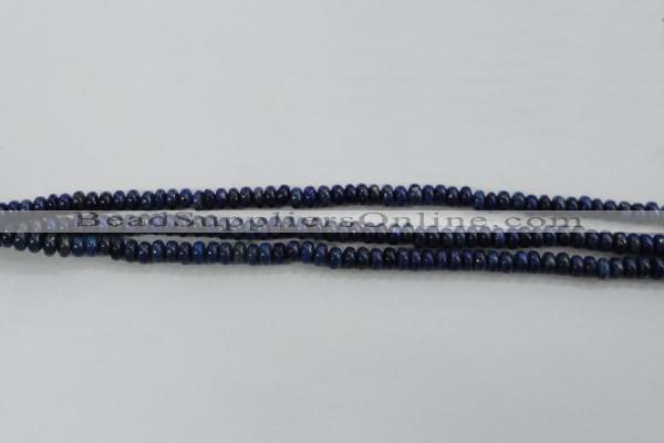 CNL860 15.5 inches 2*4mm rondelle natural lapis lazuli gemstone beads