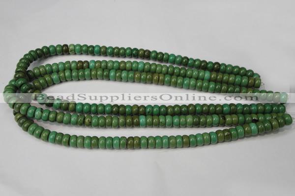 CNT365 15.5 inches 5*8mm rondelle turquoise beads wholesale