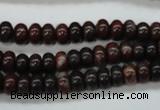COJ10 15.5 inches 5*8mm rondelle blood jasper gemstone beads