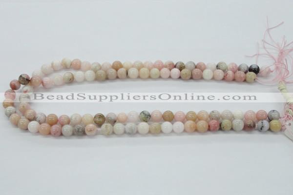 COP03 15.5 inches 8mm round natural pink opal beads wholesale