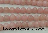 COP1211 15.5 inches 6mm round Chinese pink opal gemstone beads