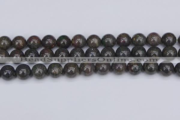 COP1445 15.5 inches 14mm round blue opal gemstone beads