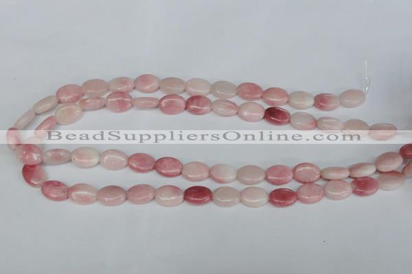 COP165 15.5 inches 10*14mm oval pink opal gemstone beads wholesale