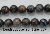 COP266 15.5 inches 10mm round natural grey opal gemstone beads