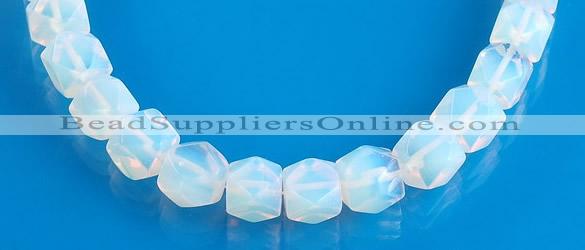 COP34 11*11mm faceted cube shape opal gemstone beads Wholesale