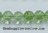 COQ05 16 inches 8mm round dyed olive quartz beads wholesale