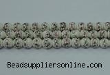 CPB603 15.5 inches 10mm round Painted porcelain beads